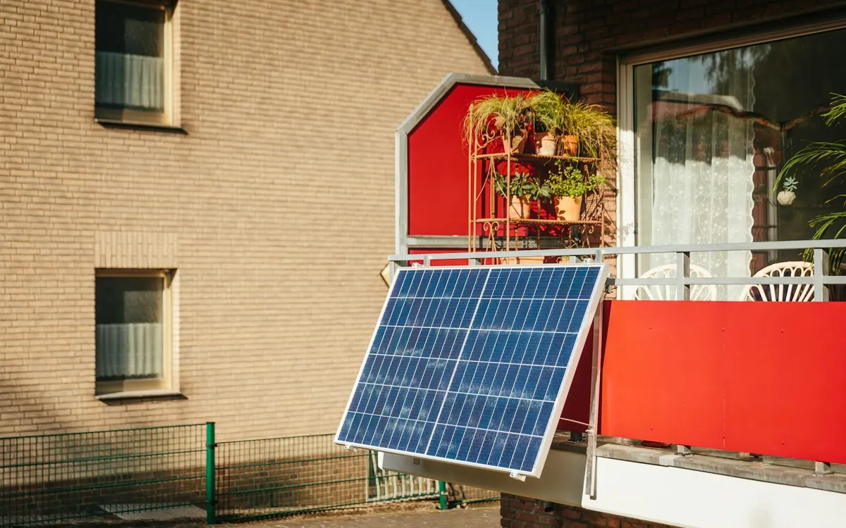 Kit solar para balcon