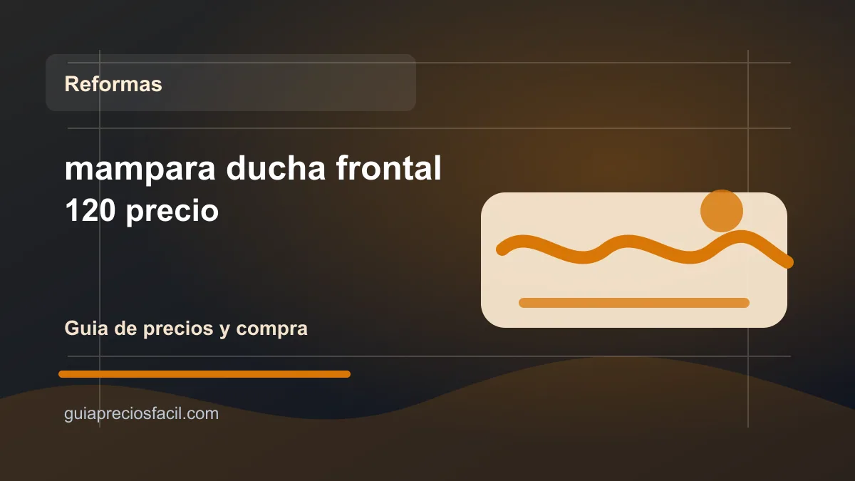 Mampara de ducha frontal